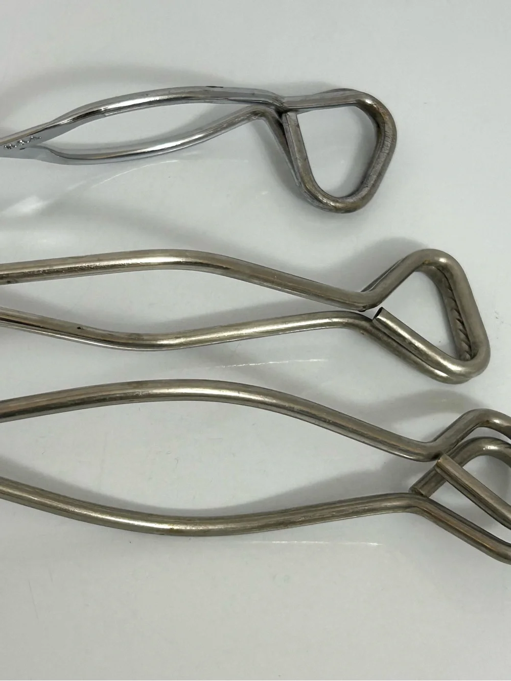 Vintage Ekco Tongs lot (2) 10” & 1 (8”)